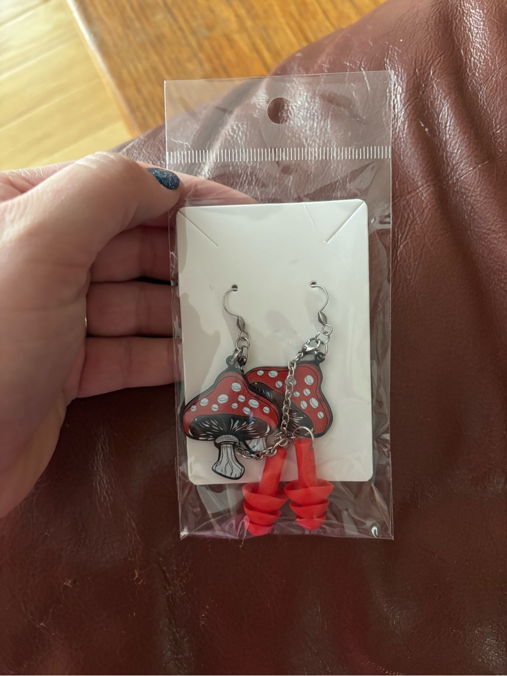 IHeartRaves Mushroom Earplug Earrings BRAND NEW